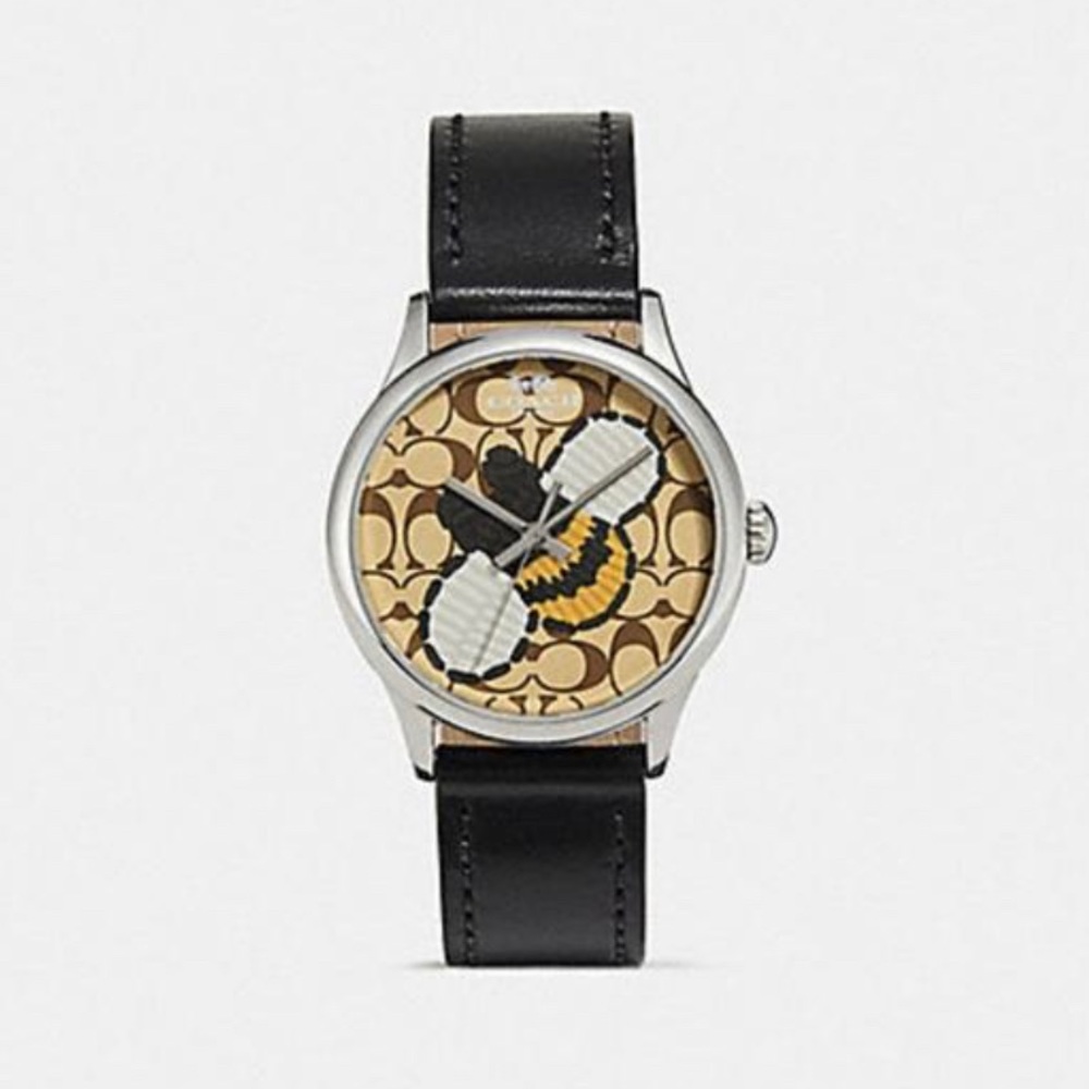 Coach Black Ruby Limited Edition Honey Bee Watch🐝